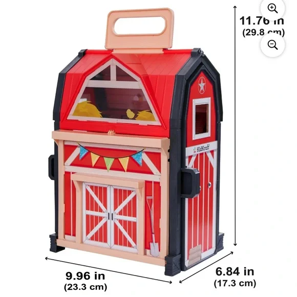 KidKraft Tote-ables'™ Portable Barn Dollhouse - Picture 8 of 15